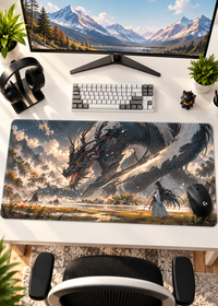 Dark Dragon Fantasy Gaming Desk Pad – 60 × 30 cm
