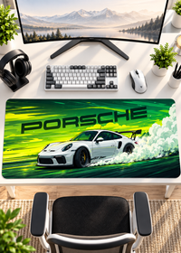 Porsche GT3 Green XL Gaming Mouse Pad – 80 × 33 cm