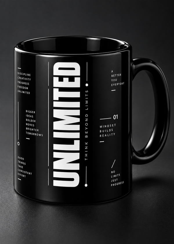 Black Coffee Mug