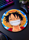 Anime Boy Round Gaming Mouse Pad 8×8 Inch  3mm