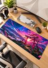 Anime Japanese Landscape Gaming Mouse Pad – 80 × 33 cm