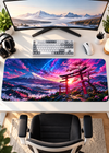 Anime Japanese Landscape Gaming Mouse Pad – 80 × 33 cm