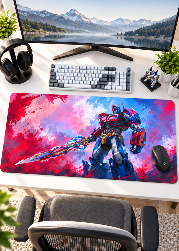 Anime Mecha Gaming Mouse Pad 60 × 30 cm