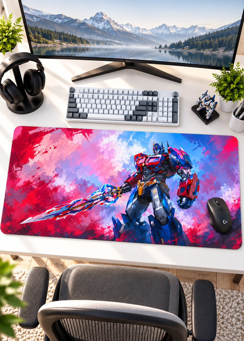 Anime Mecha Gaming Mouse Pad 60 × 30 cm
