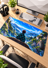 Anime Mountain Warrior Gaming Mouse Pad – 60 × 30 cm