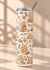 Bear Café 20oz Stainless Steel Tumbler