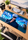 Blue-Eyed Sorcerer Anime Gaming Mouse Pad – 60 × 30 cm