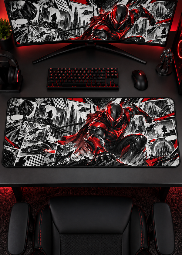 Crimson Vanguard – XL Gaming Mouse Pad