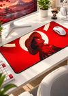 Crimson Ronin Anime Gaming Mouse Pad | 60 × 30 cm