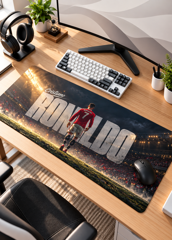 Cristiano Ronaldo 80 × 33 cm Extended Gaming Mouse Pad