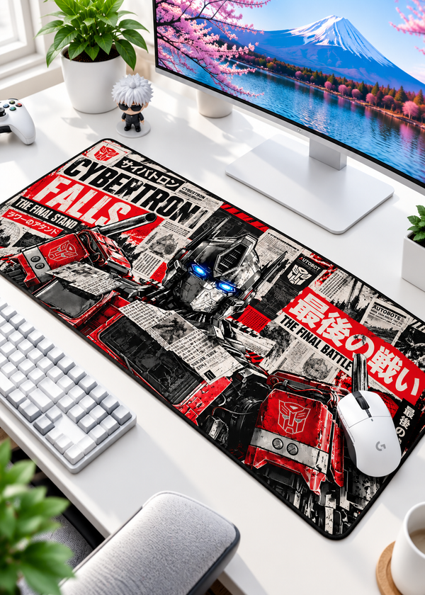 Cybertron Falls Mecha Gaming Mouse Pad – 60 × 30 cm