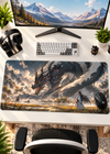 Dark Dragon Fantasy Gaming Desk Pad – 60 × 30 cm