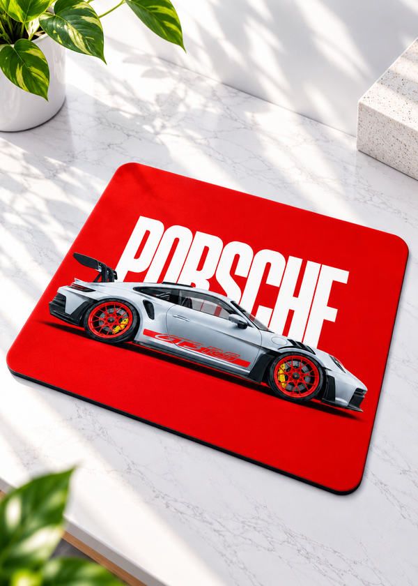 Porsche GT3 RS Racing Gaming Mouse Pad – 9 × 7.8 Inch