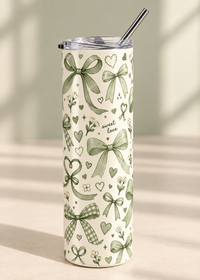 Green Bow 20oz Stainless Steel Tumbler