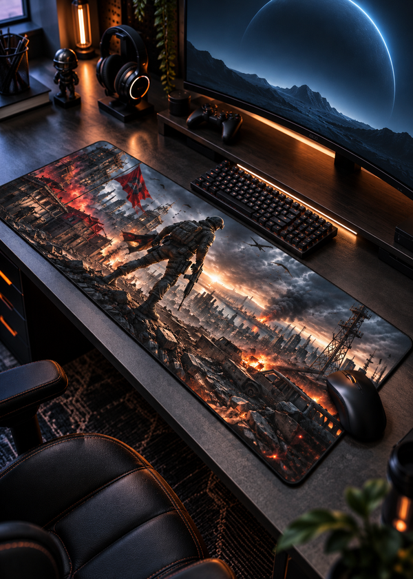 LAST SURVIVOR — Wasteland XL Gaming Mouse Pad | 80×33 CM