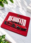 Lamborghini Red Supercar Gaming Mouse Pad – 9 × 7.8 Inch