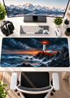 Lighthouse Ocean Storm 80 × 33 cm Extended Gaming Mouse Pad