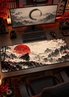 Moon Hunter - Red Ronin XL Gaming Mouse Pad