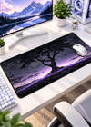 Mystical Purple Tree Gaming Mouse Pad – 60 × 30 cm