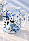 Neha Personalized 11 Oz White Ceramic Coffee Mug