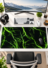 Neon Lightning Gaming Mouse Pad – 80 × 33 cm
