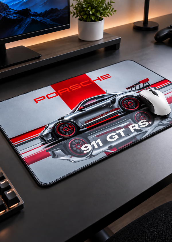 Porchee 911 GT Rs Gaming Mouse Pad – 60 × 30 cm, 3mm Thick