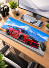 Red JDM Racing Car Gaming Mouse Pad – 60 × 30 cm