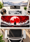Red Moon Warrior XL Gaming Mouse Pad – 80 × 33 cm