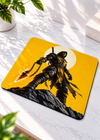 Shadow Gold Warrior Gaming Mouse Pad — 9 × 7.8 Inch