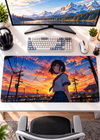 Twilight Dreams Anime Gaming Desk Pad – 60 × 30 cm