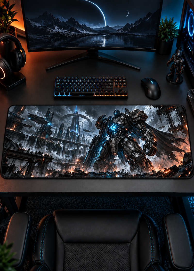 Void Titan — Mecha Warfare XL Gaming Mouse Pad