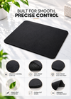 Shadow Gold Warrior Gaming Mouse Pad — 9 × 7.8 Inch